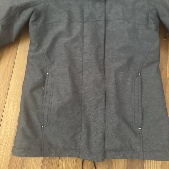 Roxy Bright Edition Women's Hooded Jacket Gray Waterproof Dry Flight 10K Size M - Picture 4 of 9